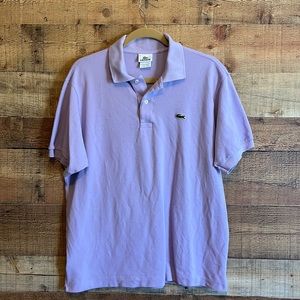 EUC Lacoste Polo Men’s Shirt. Size 6. Measures 22” Chest and 26” Top to Bottom